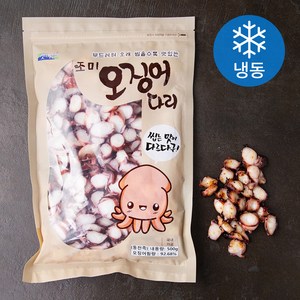 갯마을 조미 오징어 다리 동전족 (냉동), 500g, 1봉