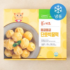 풀무원 풀스키즈 동글동글 단호박꿀떡 (냉동), 500g, 1개