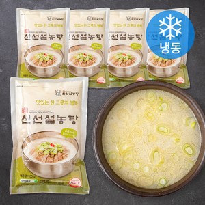 신선설농탕 설렁탕육수 (냉동), 550g, 5개