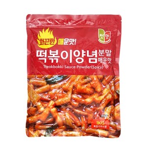 첫맛 떡볶이양념 분말 매운맛, 1kg, 1개