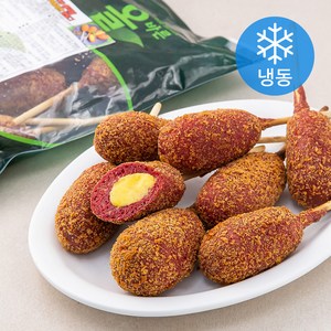 올바른 K-FOOD 홍국쌀 고구마치즈 핫도그 (냉동), 60g, 10개입