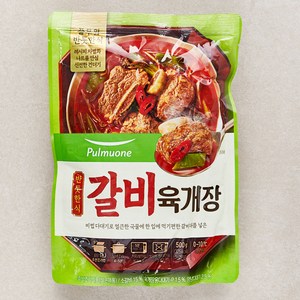 풀무원 반듯한식 갈비 육개장 냉장, 500g, 1개