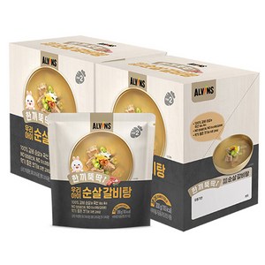 엘빈즈 한끼뚝딱 우리아이 순살 갈비탕 200g, 10개