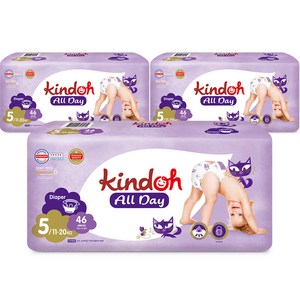 킨도 프리미엄 뉴올데이 밴드형 기저귀 특대 5단계(11~20kg), 138매