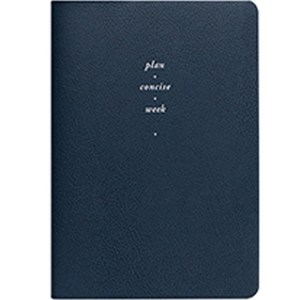 바이풀디자인 생각보관함 슬림 스몰 주간 다이어리 2023, 빈티지 네이비
