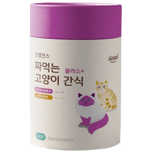 굿밸런스 짜먹는 고양이 간식 플러스, 혼합맛(참치크랜베리/참치호박), 12g, 1개