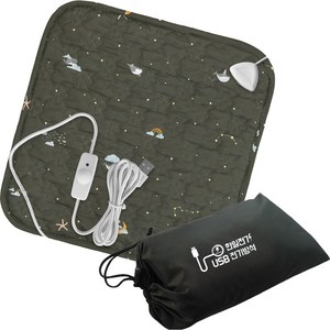 한일전기 밤하늘고래 1인용 USB 양면 전기방석, 밤하늘고래 그레이