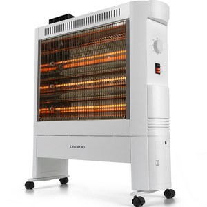 대우 업소용 3단 카본 전기히터 온풍히터, DEH-CC3000F, 화이트