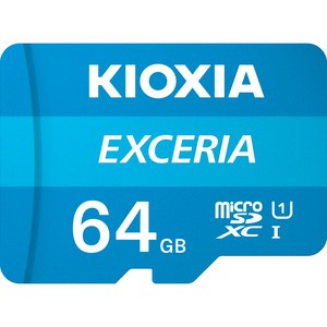 키오시아 EXCERIA microSD 메모리카드, 64GB