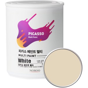 노루페인트 피카소 페인트 멀티 1L, 라이트베이지 SP2070, 1개