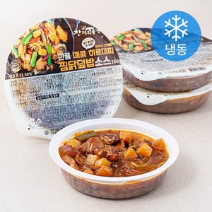 한끼의품격 한품 매콤 히로미찌 찜닭덮밥소스 (냉동), 3개, 250g