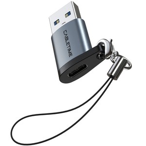 케이블타임 스트랩 USB3.0 C타입 고속 변환 젠더 CP73, CP73G(그레이)