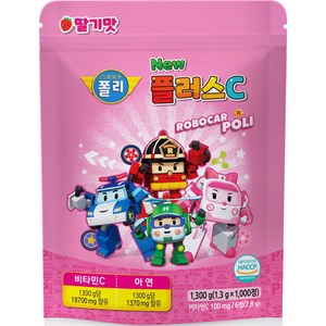 로보카폴리 뉴 플러스C 딸기맛 1300g, 1개