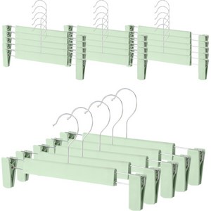 생활공식 논슬립 패킹 바지걸이, 그린, 20개