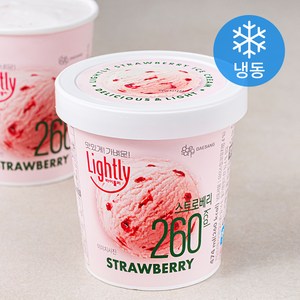 대상 라이틀리 딸기 아이스밀크 (냉동), 1개, 474ml