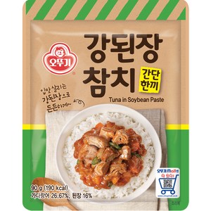 오뚜기 간단 한끼 강된장 참치, 90g, 1개