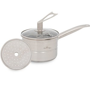 퀸센스 IH 다용도 스테인리스 편수 냄비, 혼합색상, 16cm