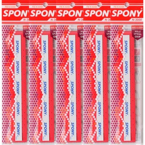 스포니 배드민턴 소프트핏 홀스파이럴그립 N-3000 5p, 레드