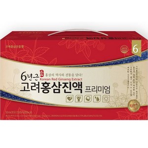 고려홍삼진흥원 6년근 고려 홍삼 진액 프리미엄, 30개, 50ml