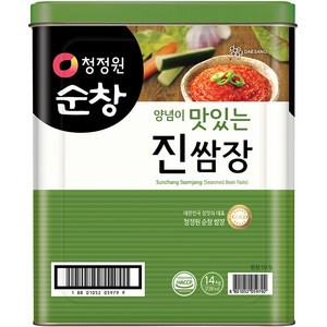 청정원 순창 맛있는 진쌈장, 1개, 14kg