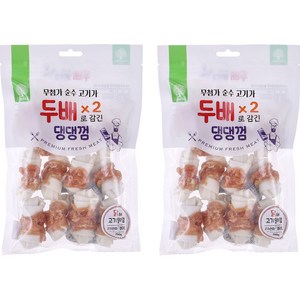 더내추럴 강아지 두배 고기많은 댕댕껌 6cm 13p, 2개, 치킨