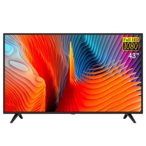 아이사 FHD D LED 중형 TV, 고객직접설치, 스탠드형, D-43FD, 109cm(43인치)