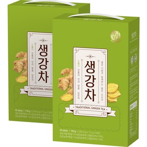 우리차 생강차, 15g, 50개입, 2개