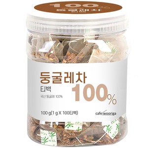 우리가스토리 국산 둥굴레차 티백 100p, 1g, 100개입, 1개