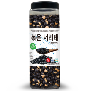 열풍로스팅 국산100% 볶은 서리태 통, 350g, 1개