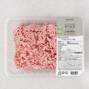 성지농장 동물복지 인증 뒷다리 다짐육 (냉장), 500g, 1개