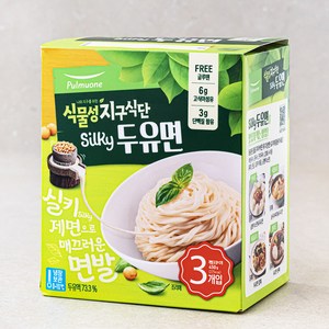 풀무원 식물성 지구식단 실키 두유면, 150g, 3개