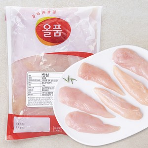 올품 닭안심 진공팩 (냉장), 1kg, 1개