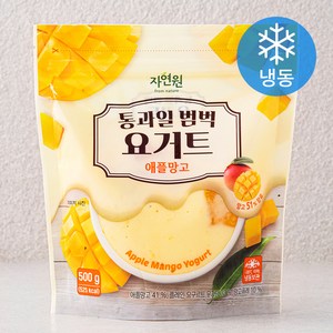 자연원 통과일 범벅요거트 애플망고 (냉동), 500g, 1개