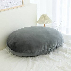 일라오 찹쌀떡 바디필로우 사계절 모찌베개 대형, 그레이