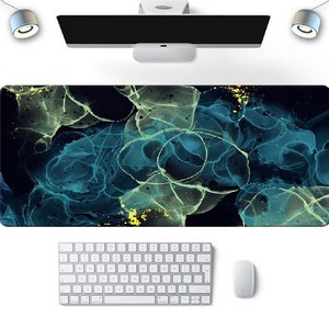 라이프스윗 대리석 무늬 마블 쉐입 키보드 마우스 패드, 07