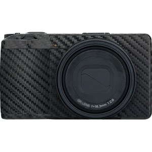 JJC 카메라 스킨 스크래치 보호 필름 카본 블랙, 리코 GR3X GR3, 1개