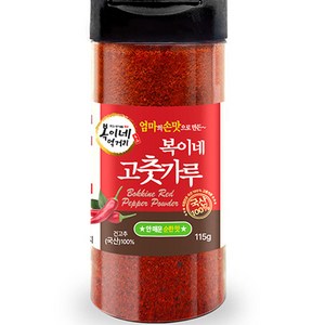 복이네먹거리 국산 순한맛 안매운 어린이 반찬용 고춧가루, 115g, 1개