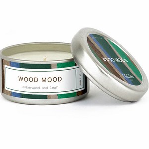 프레쉬 소이 캔들 향초 스몰 60g, WOOD MOOD 앰버우드, 1개