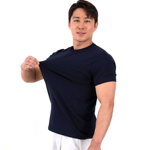 제이에이치스타일 남성용 베이직 무지 머슬핏 반팔 티셔츠 JHROK577