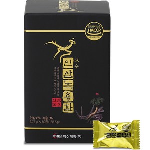 익수제약 익수 인삼 녹용환 50p, 187.5g, 1개