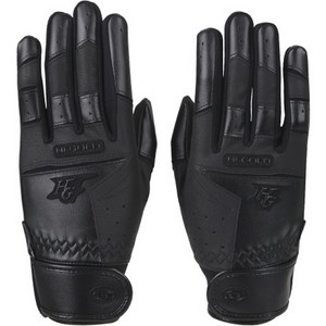 하이골드 베이스볼 프로 배팅장갑 양손착용 HL235MBJBG013, 블랙