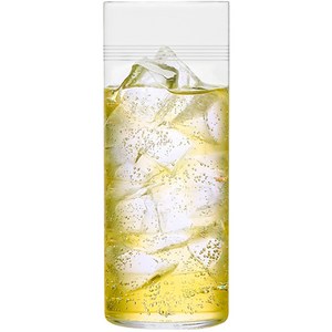 크리슨 롱드링크 하이볼 크리스탈 고급 홈카페 아이스커피 유리컵 LD3201 420ml, 1개