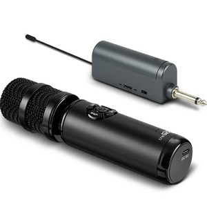 더씽 핸드마이크 UHF 송수신 무선 휴대용 마이크, 마이크(the Sing M910-S), 수신기(M900UHF-R)