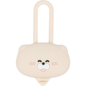펫트리움 말랑이 LED 산책 라이트 블링커, 아이보리