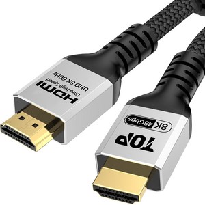 HDTOP HDMI V2.1 QR 인증 Ulta High Speed 8K 케이블 HT-3C041, 1개, 1.5m