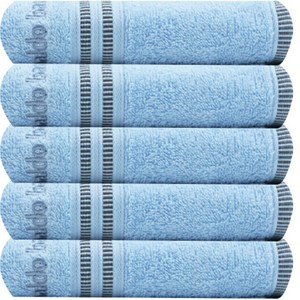 송월타올 AB 클로이 세면타올 110g, 스카이, 5개