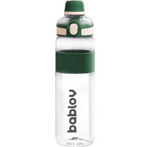 바블로브 파스텔 트라이탄 스포츠 빨대 대용량 보틀, 올리브그린, 1000ml, 1개