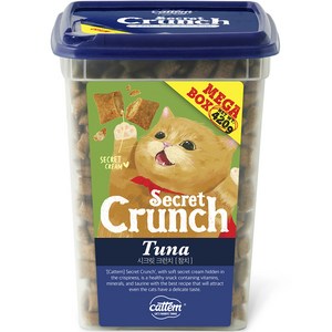 캣템 시크릿 크런치 메가박스 고양이 간식, 참치, 420g, 1개