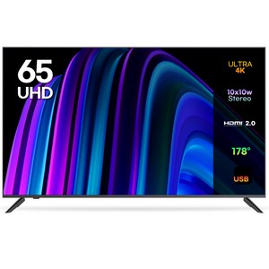 이노스 4K UHD LED TV, 164cm(65인치), E6501UHD, 벽걸이형, 방문설치