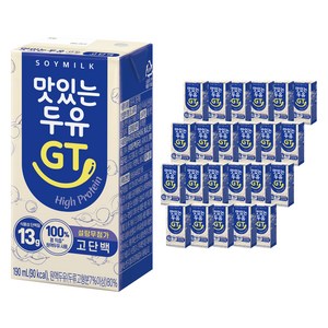 맛있는두유GT 고단백 두유, 190ml, 24개